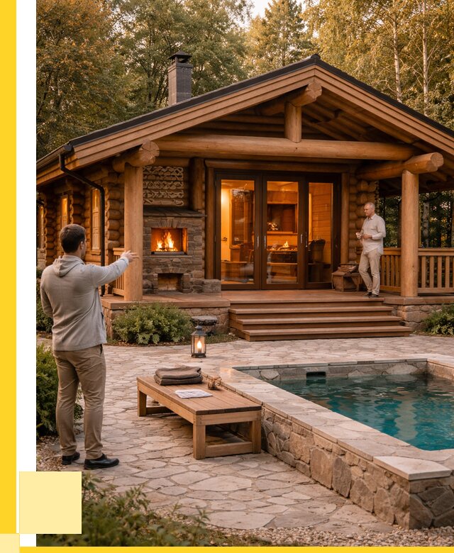 Проекты бань и хамам в Кузнецке от 26060 р. | ЭриданКнц