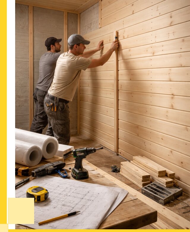 Обшивка бани вагонкой в Кузнецке от 1251 р., ЭриданКнц