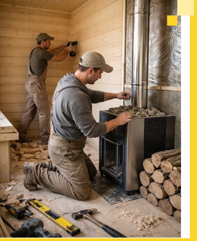 Строительство деревянных бань под ключ в Кузнецке проекты и монтаж