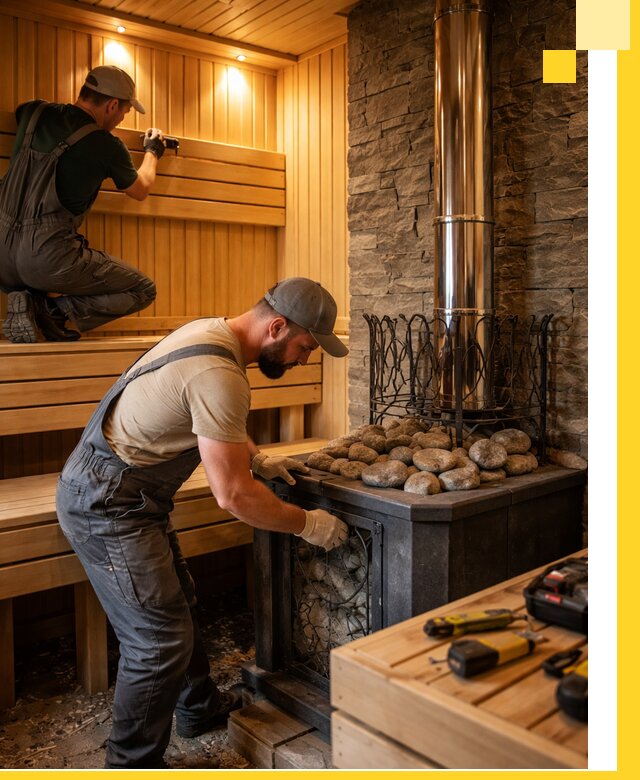 Комплексный дизайн бань, саун и зон отдыха в Кузнецке