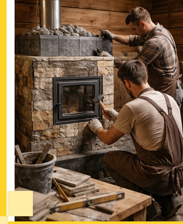 Облицовка банной печи в Кузнецке от 15636 р. | ЭриданКнц