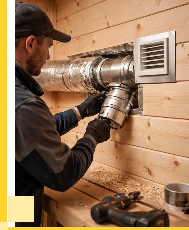 Монтаж вентиляции бани в Кузнецке от 12509 р. | ЭриданКнц