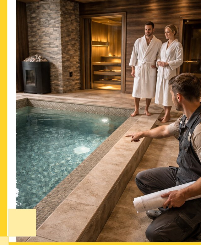 Проект бани с бассейном под ключ в Кузнецке от 67756 р. | ЭриданКнц