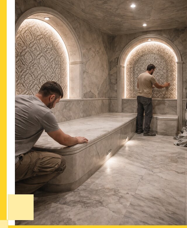 Турецкие бани под ключ в Кузнецке от 260600 р. | ЭриданКнц