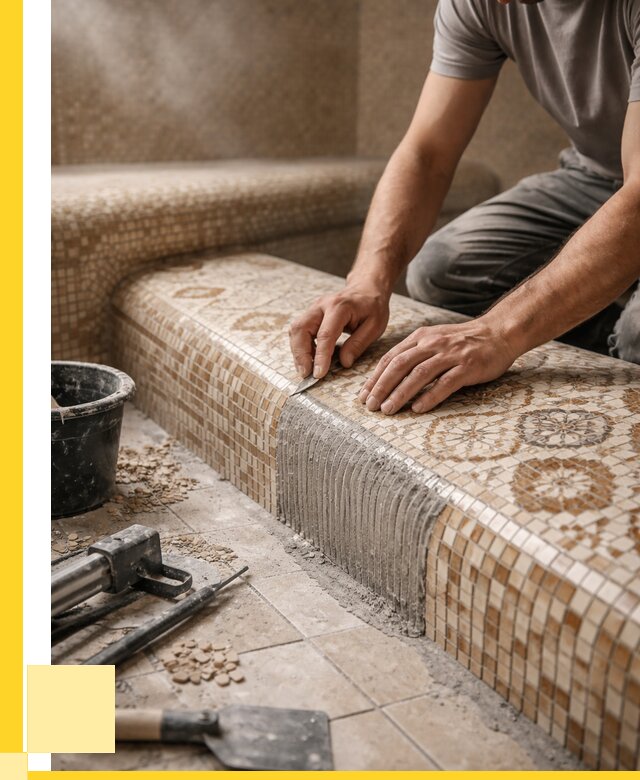 Плитка для хамама под ключ в Кузнецке от 3648 р. | ЭриданКнц