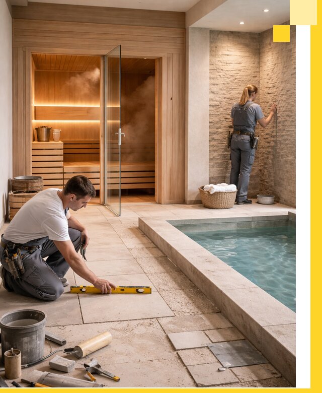 Комплексный дизайн и отделка интерьеров SPA под ключ в Кузнецке